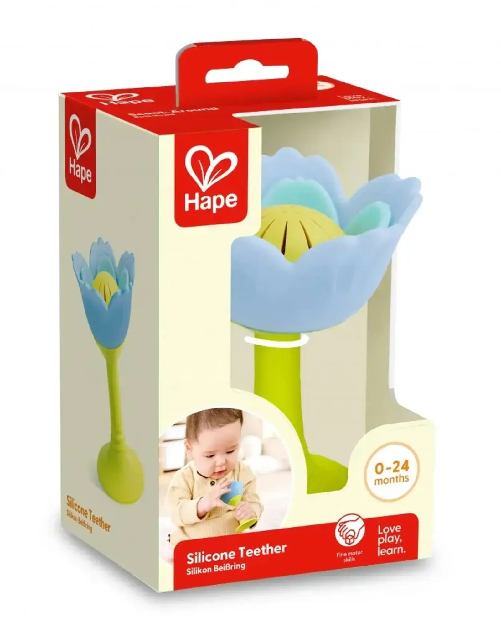 Hape Rattle & Teether Blue