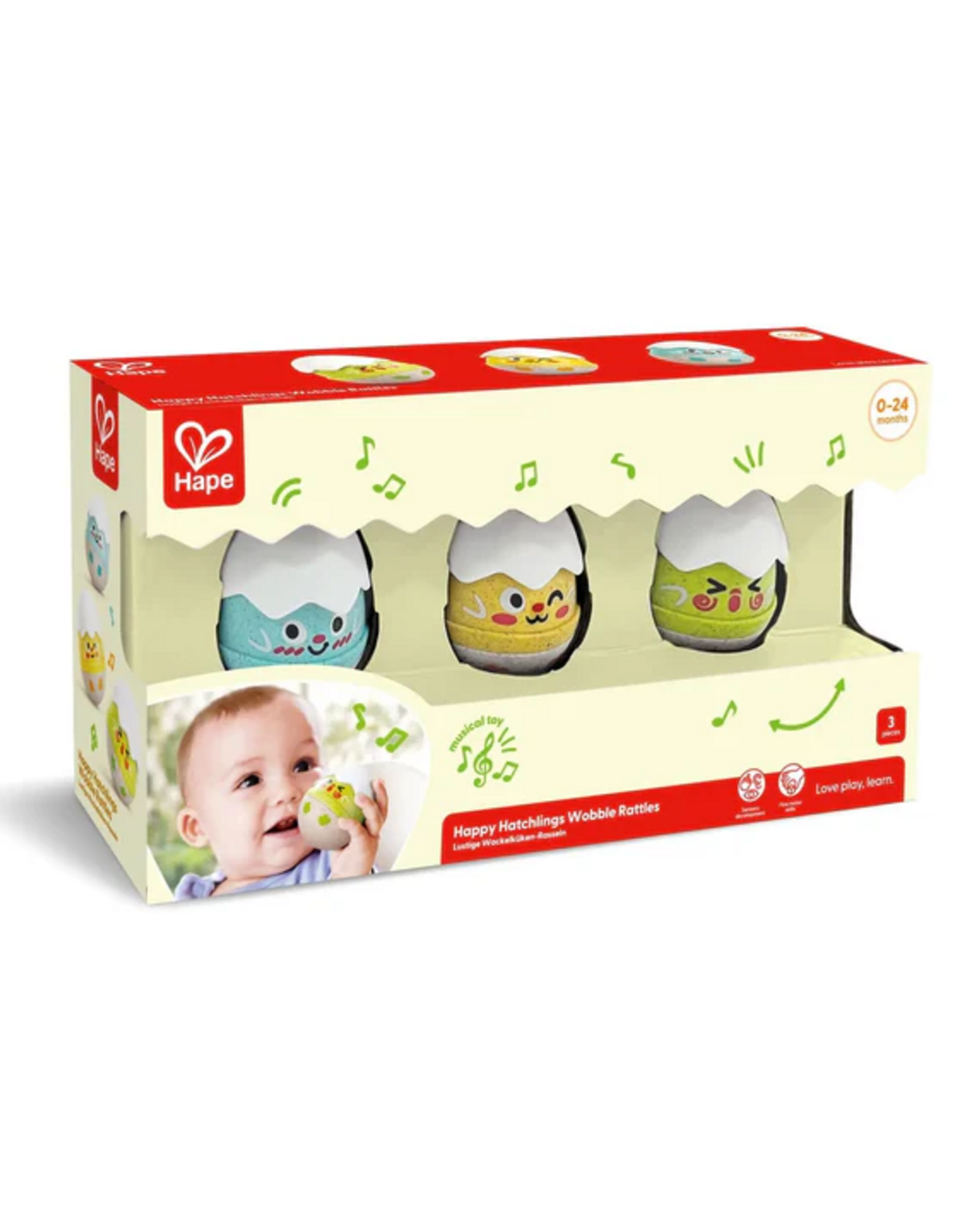 Hape Happy Hatchlings  Wobble Rattles