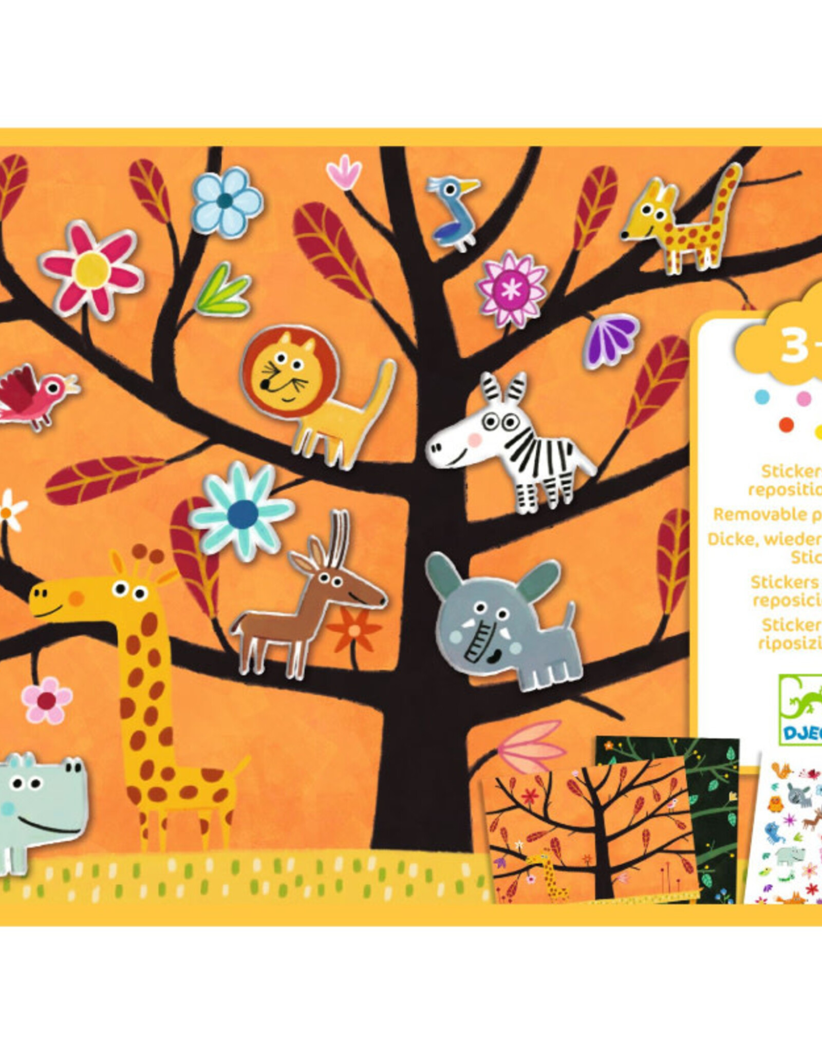 Djeco Off-Ground Tag Repositionable  Stickers