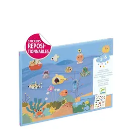 Djeco Summertime Repositionable  Stickers