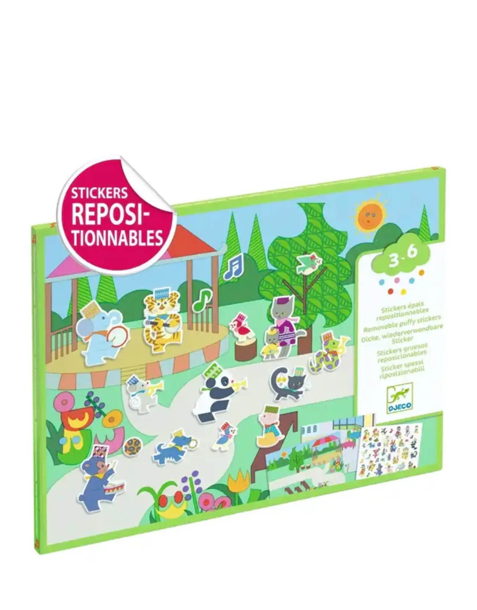 Djeco Fanfare Repositionable Stickers