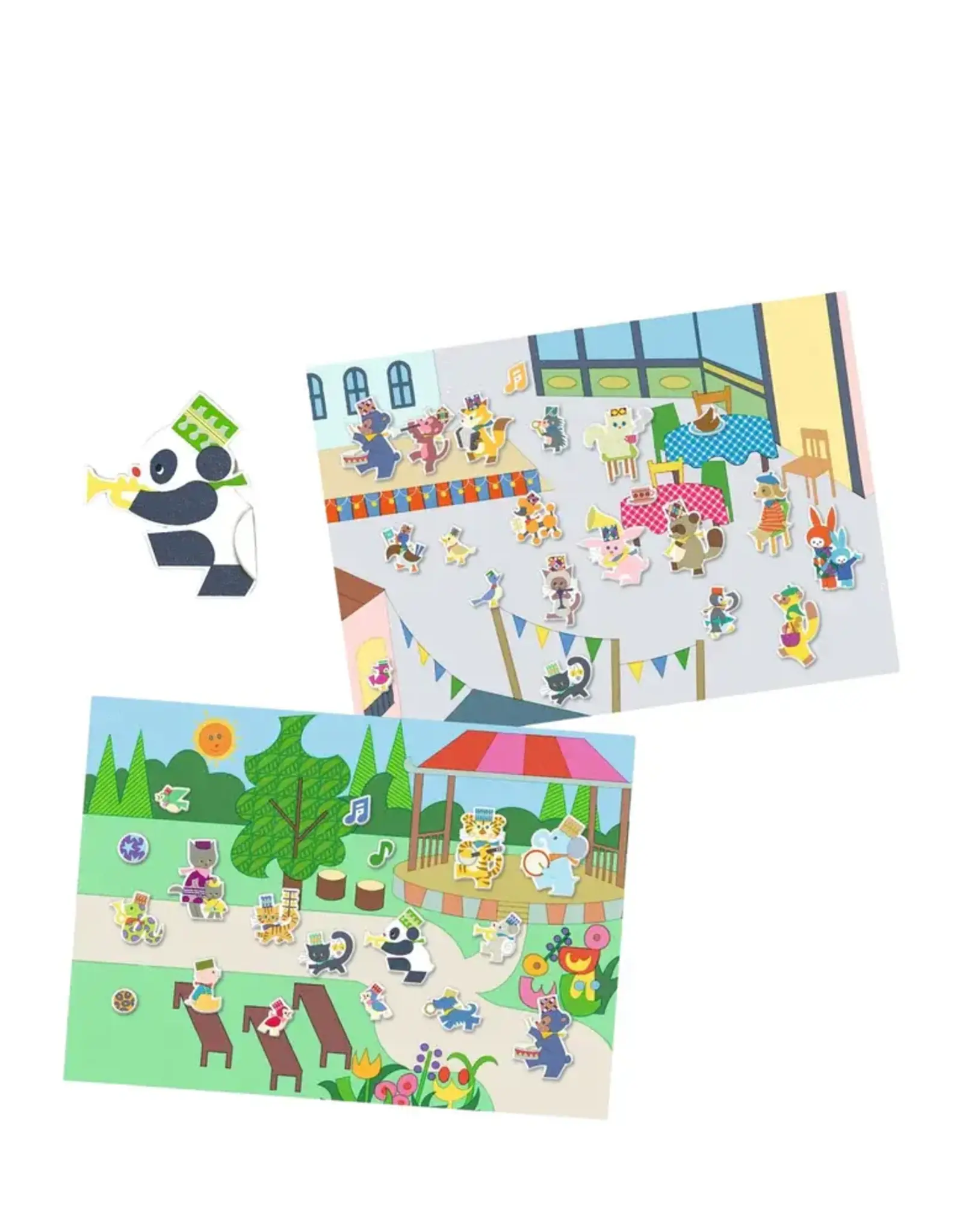 Djeco Fanfare Repositionable Stickers