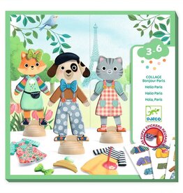 Djeco Bonjour Paris Collage Craft Kit