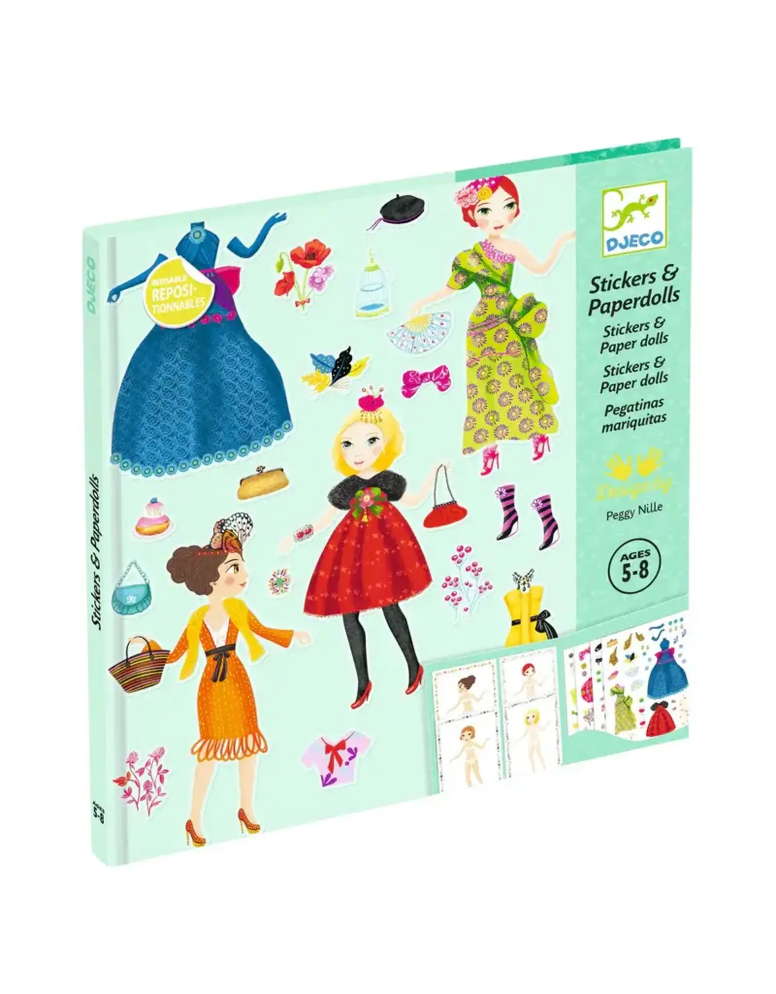 Djeco PG Paper Dolls Massive Fashion