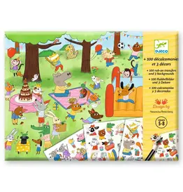 Djeco Party Time Rub on Transfers