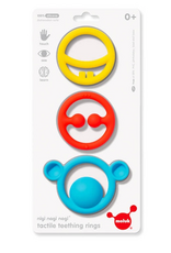 Fat Brain Toy Co Teething Rings by MOLUK  - Prima