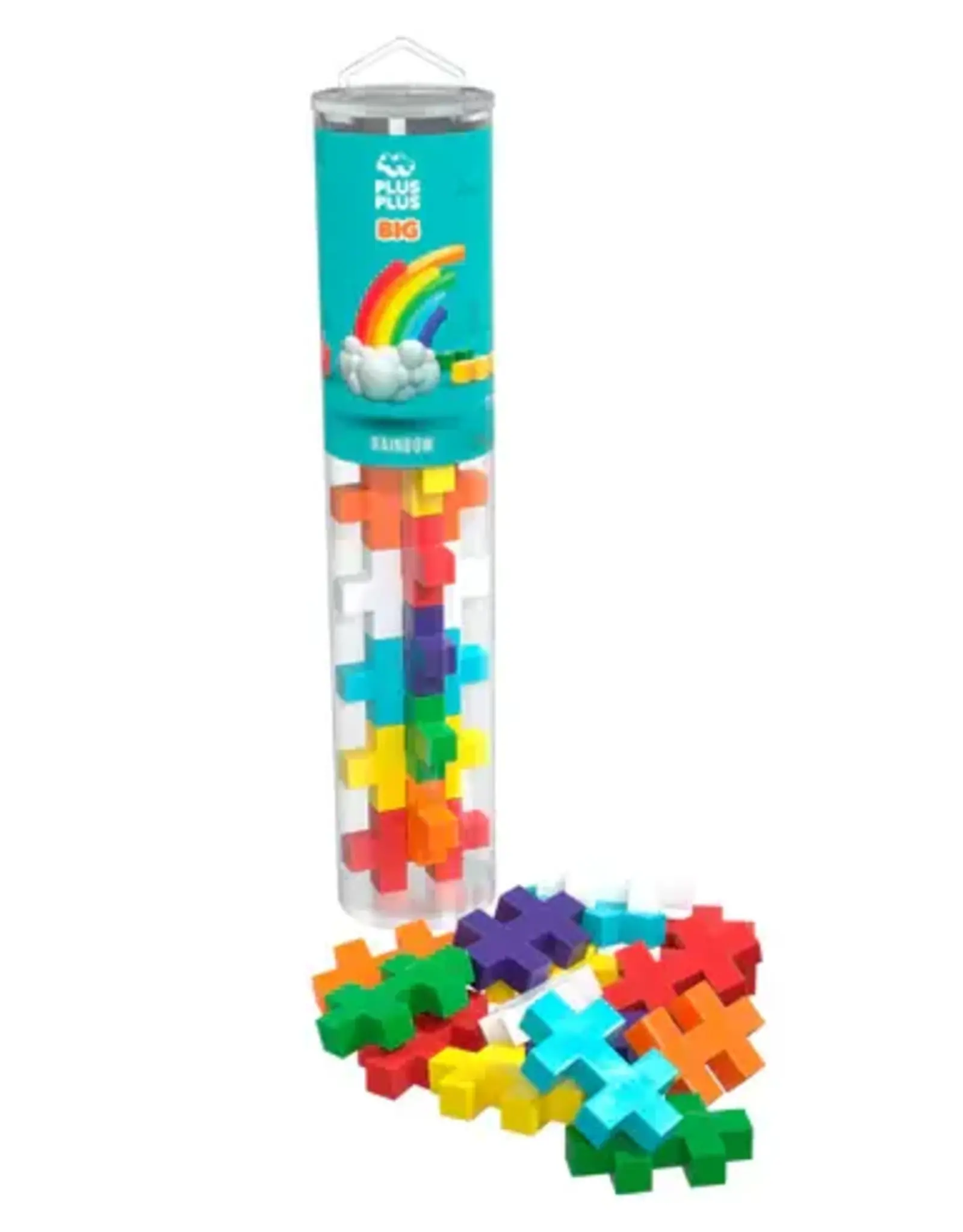 Plus Plus Plus Plus: BIG Tube Rainbow 15pc