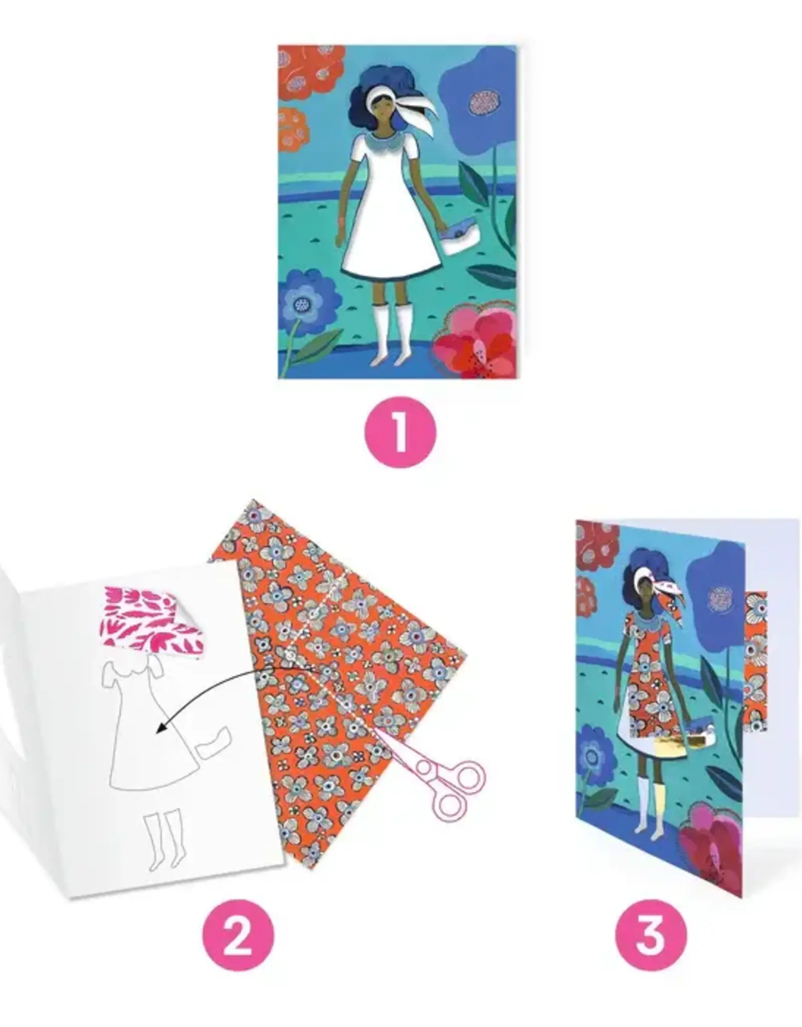 Djeco Fashion Magic Sticker Sheets