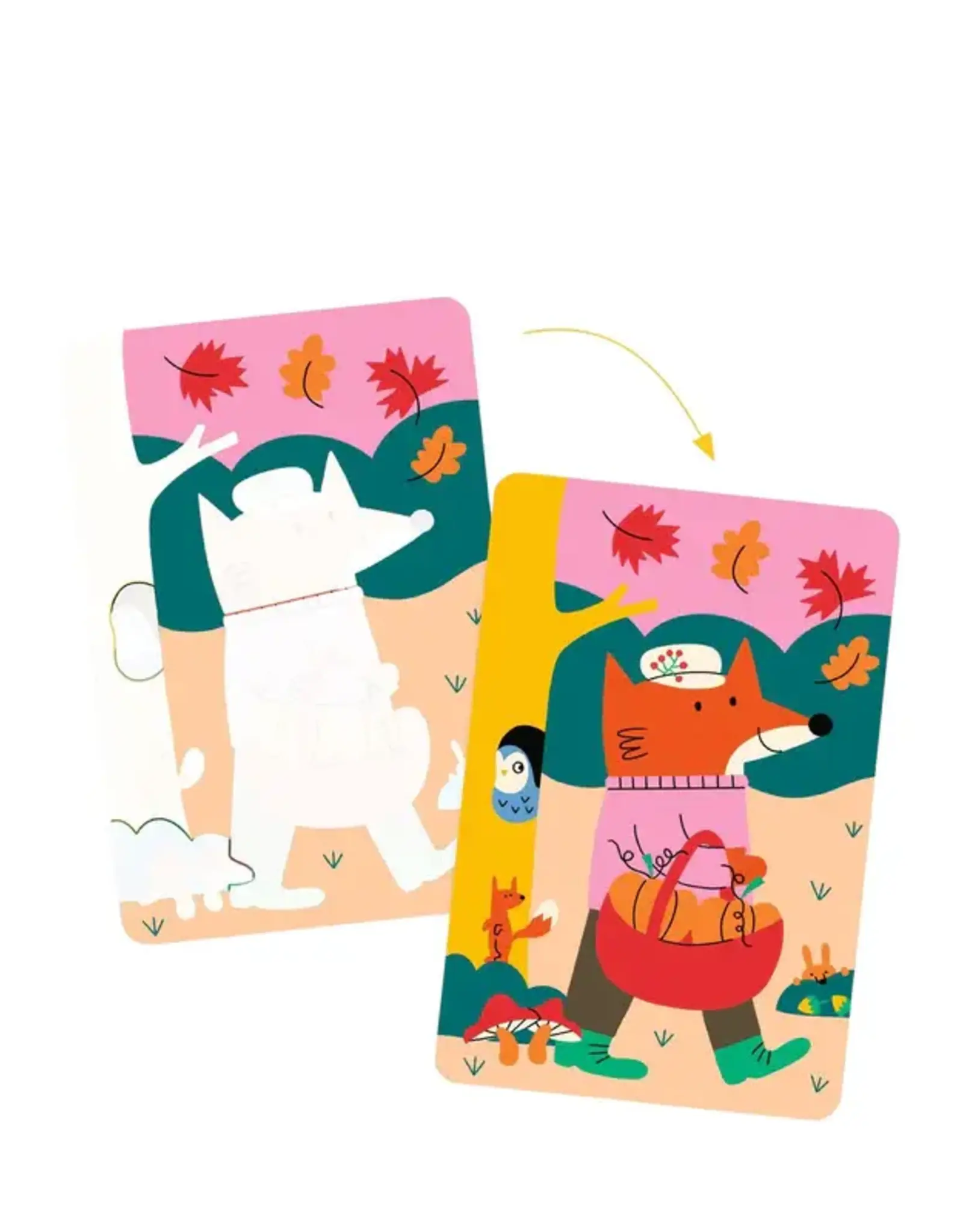 Djeco 4 Seasons Magic Coloring Kit