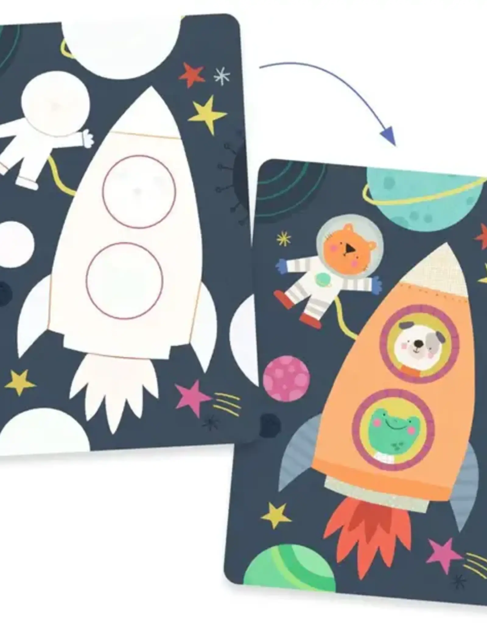 Djeco PG On the Road Magic Coloring