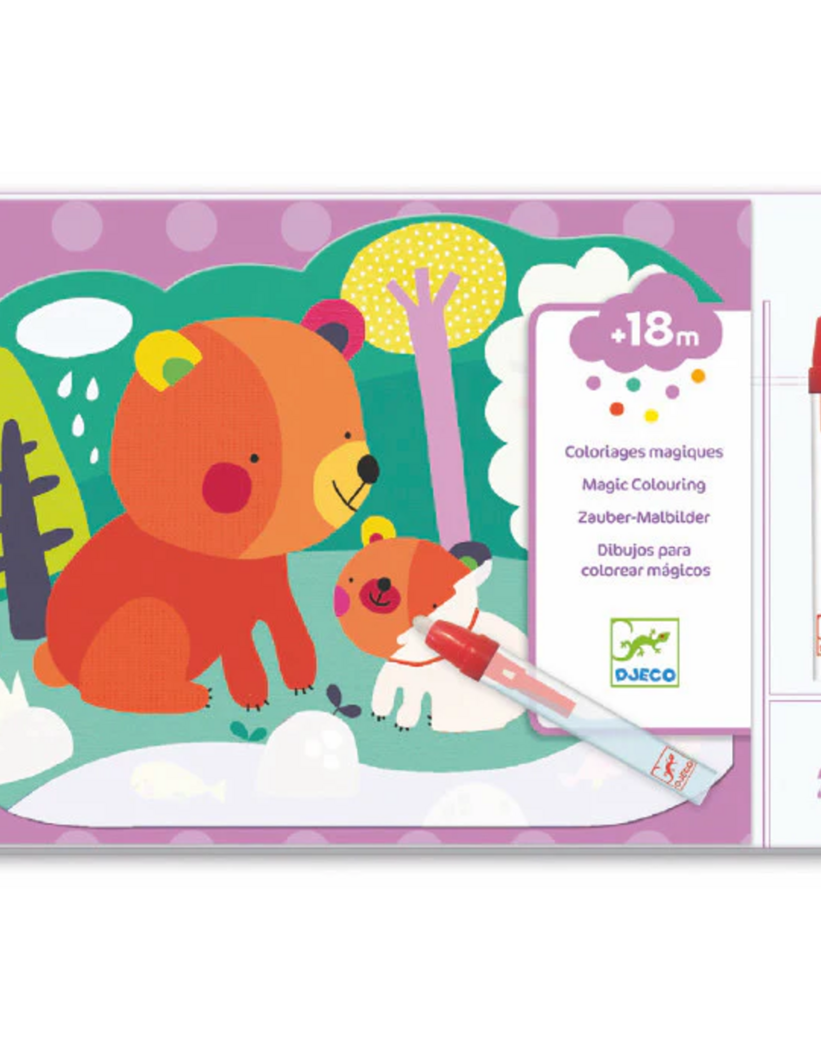 Djeco Petit Gift: Paint with Water- Hidden Woods