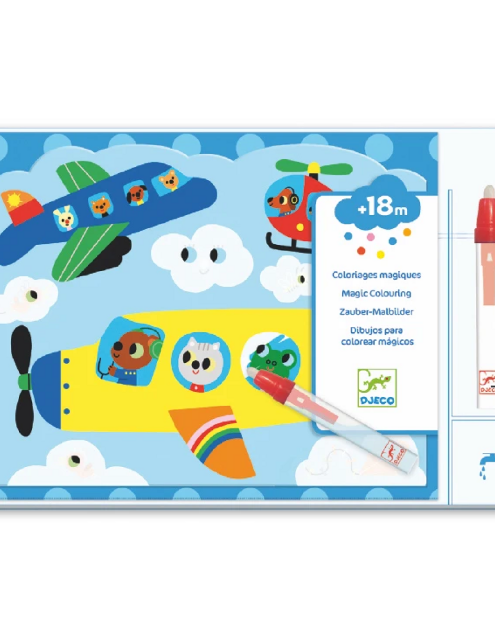 Djeco Petit Gift: Paint with Water- Hidden Sky