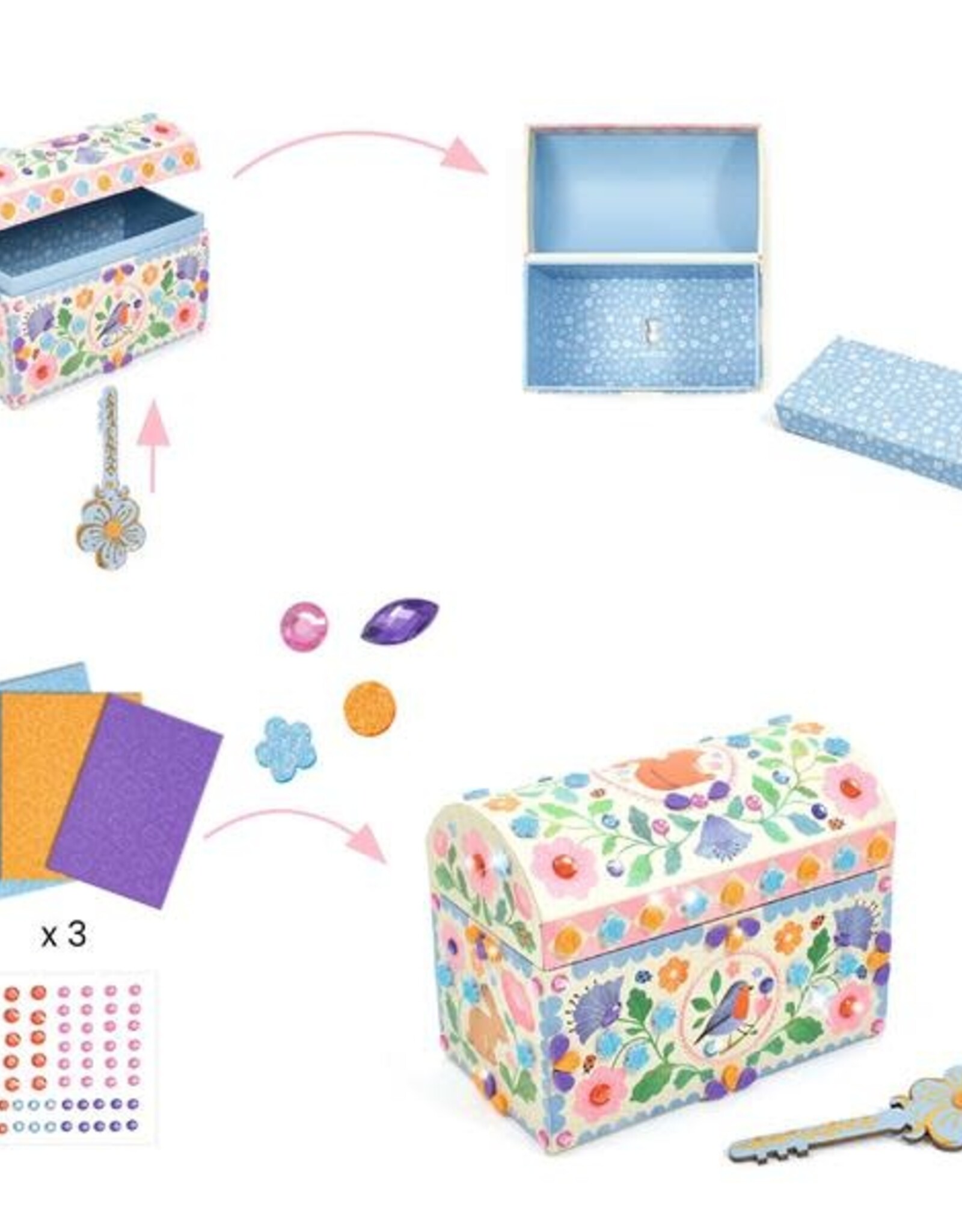 Djeco Precious Treasure DIY Craft Kit