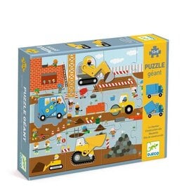 Djeco Giant Floor Puzzle Construction Site