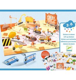 Djeco Vehicles Lift Up Stickers