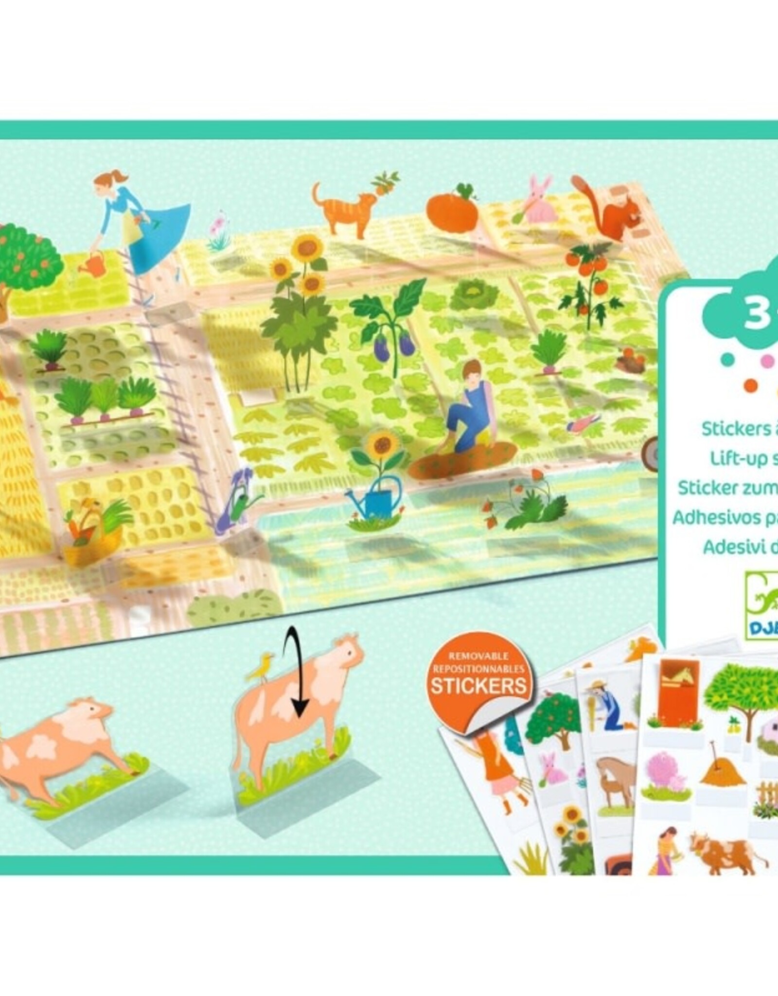 Djeco Farm Lift Up Stickers