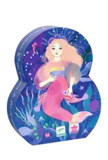 Djeco 36pc Puzzle: Silhouette Ella the Mermaid