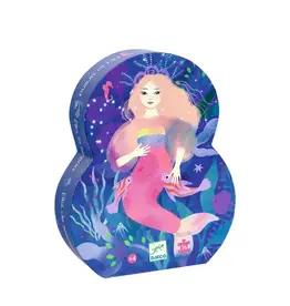 Djeco 36pc Puzzle: Silhouette Ella the Mermaid