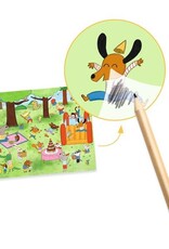 Djeco Party Time Rub on Transfers