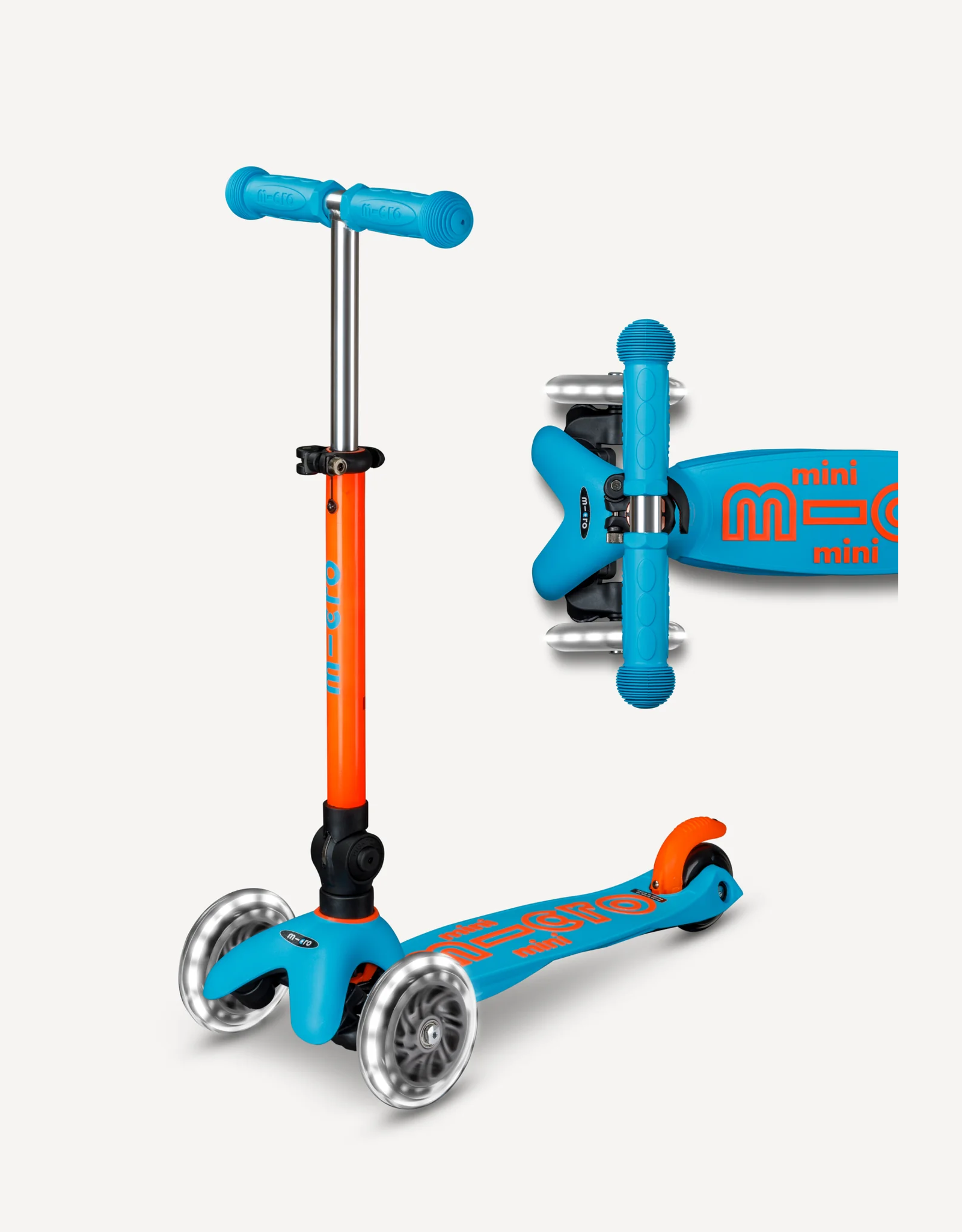 Micro Micro Mini Deluxe Foldable LED: Neon Sunset Orange