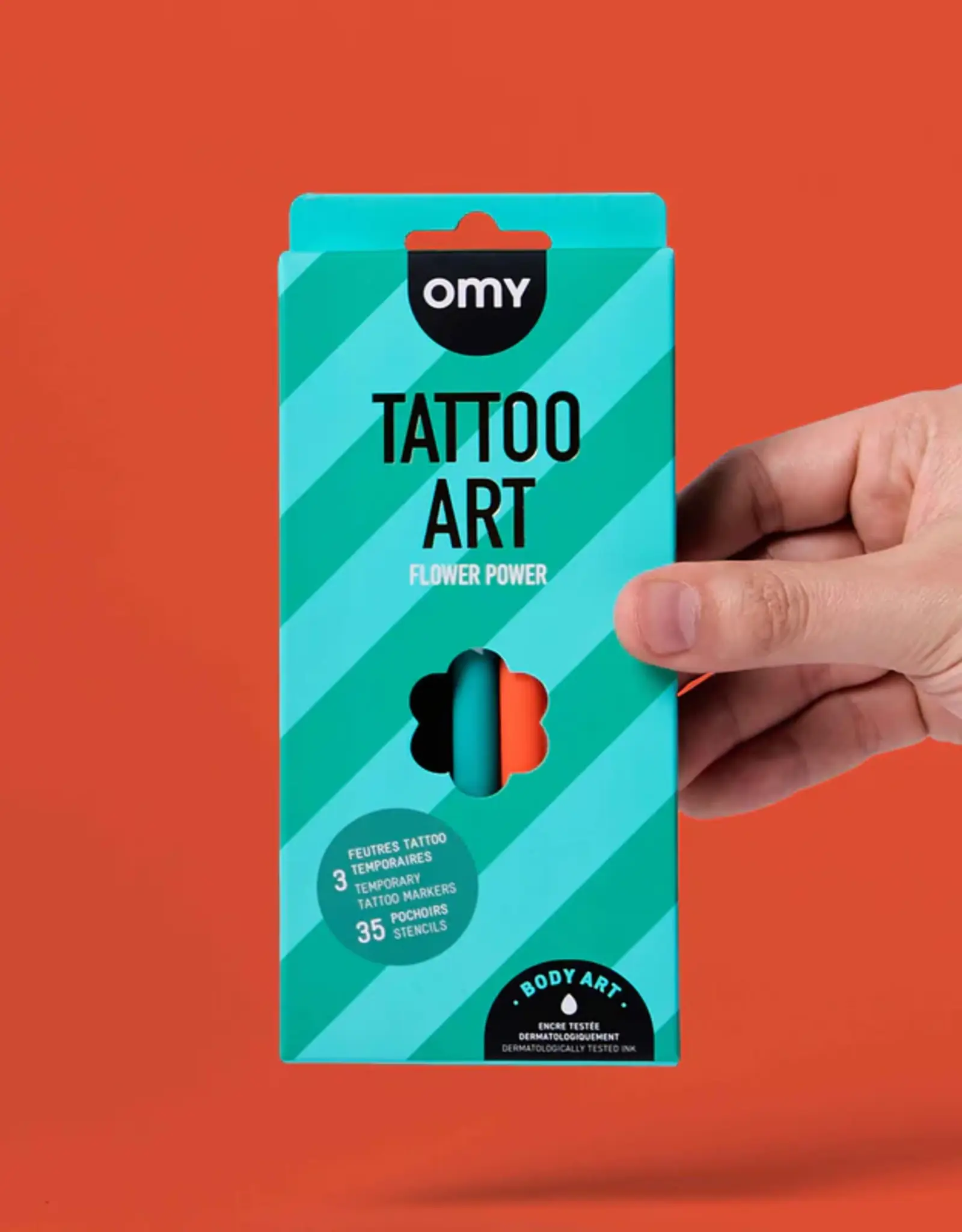 OMY TATTOO ART - FLOWER POWER