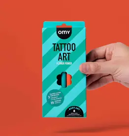 OMY TATTOO ART - FLOWER POWER
