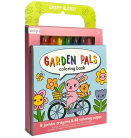 Ooly Carry-Along: Coloring Book  Set - Garden Pals