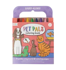 Ooly Carry-Along: Coloring Book  Set - Pet Pals