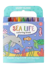 Ooly Carry-Along: Coloring  Book Set - Sea Life