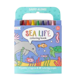 Ooly Carry-Along: Coloring  Book Set - Sea Life