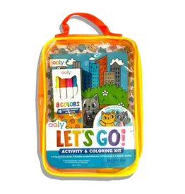 Ooly Let's Go!: Activity & Coloring  Kit - Kitty In The City
