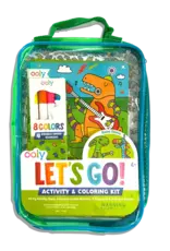 Ooly Let's Go!: Activity & Coloring  Kit - Robo Dinos