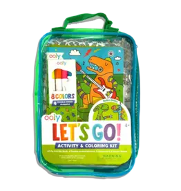 Ooly Let's Go!: Activity & Coloring  Kit - Robo Dinos
