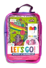 Ooly Let's Go!: Activity & Coloring  Kit - Unicorn Candy