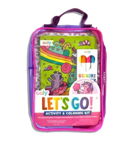 Ooly Let's Go!: Activity & Coloring  Kit - Unicorn Candy