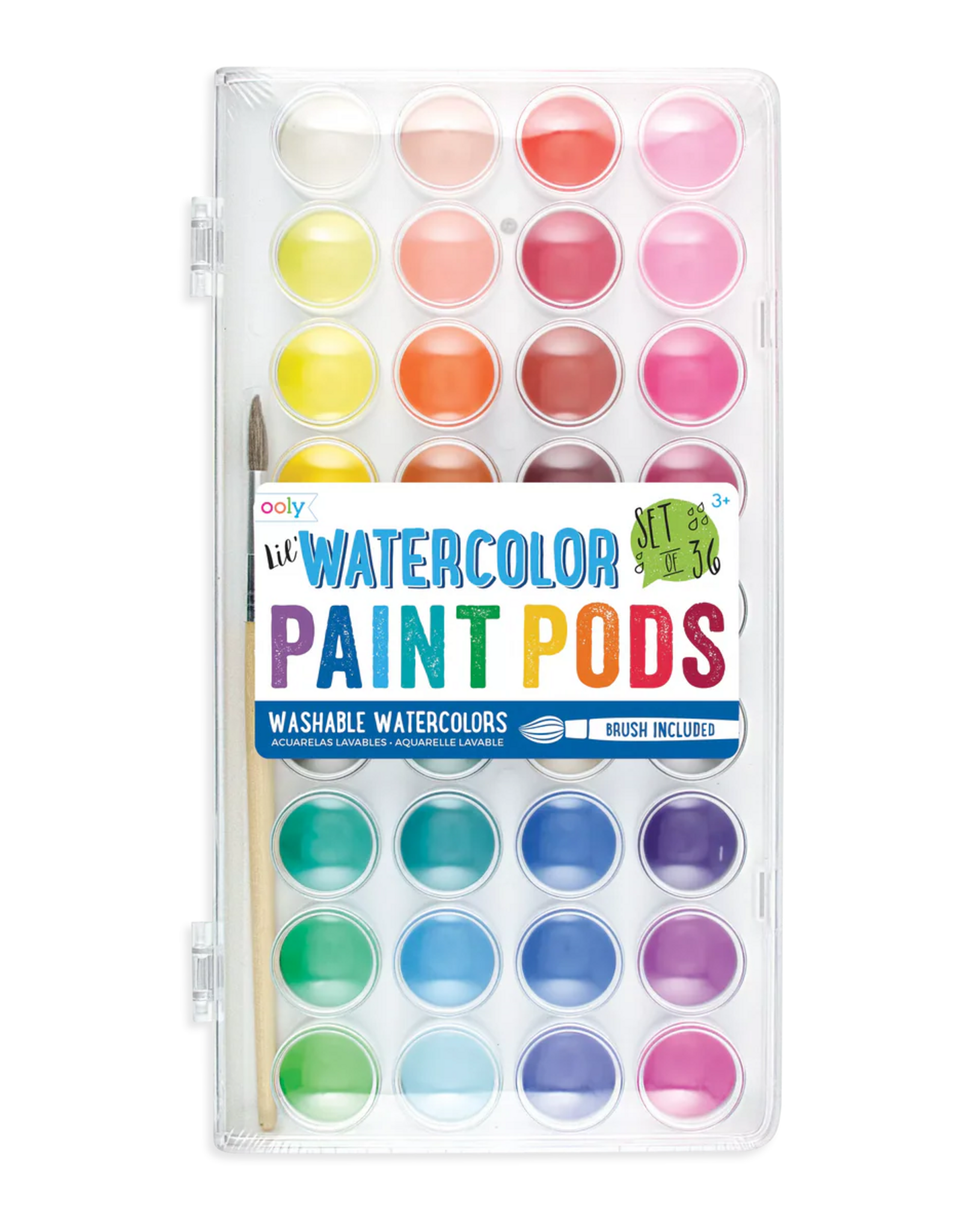 Ooly Lil Paint Pods Watercolor - Set of 36