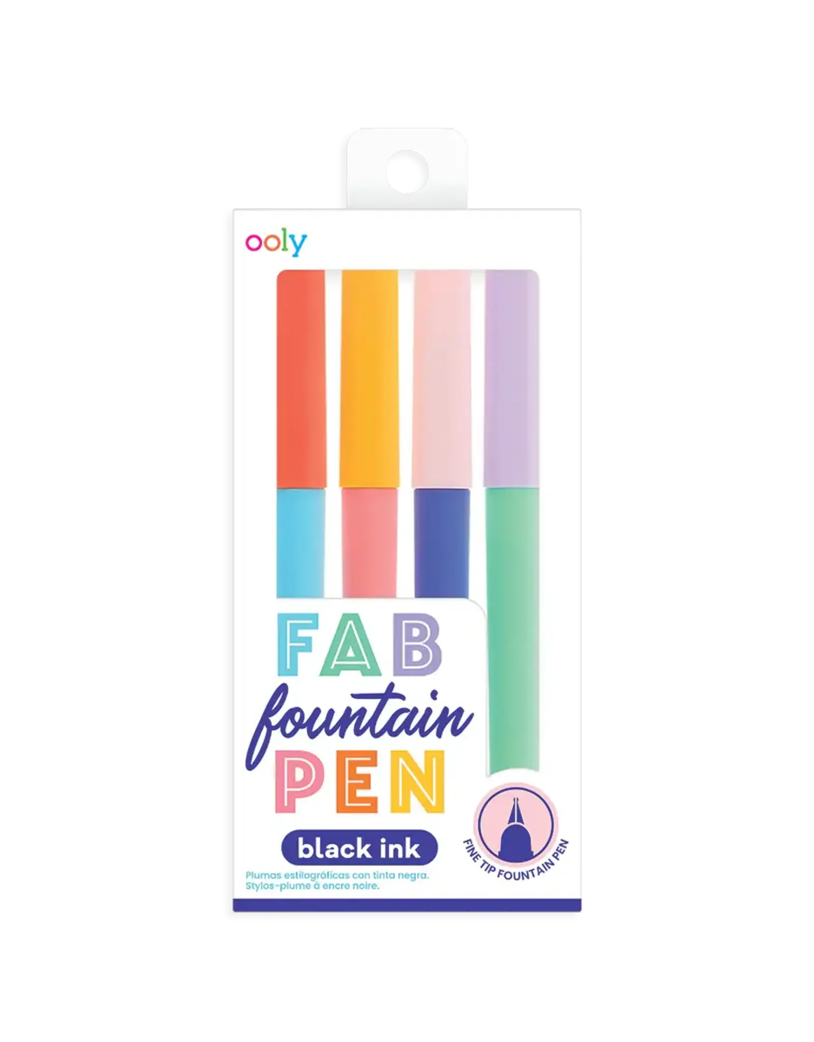 Ooly Fab Fountain Pen (Set of 4)