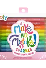 Ooly Make No Mistake!: Glittery  Erasable Markers