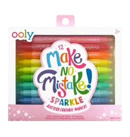 Ooly Make No Mistake!: Glittery  Erasable Markers