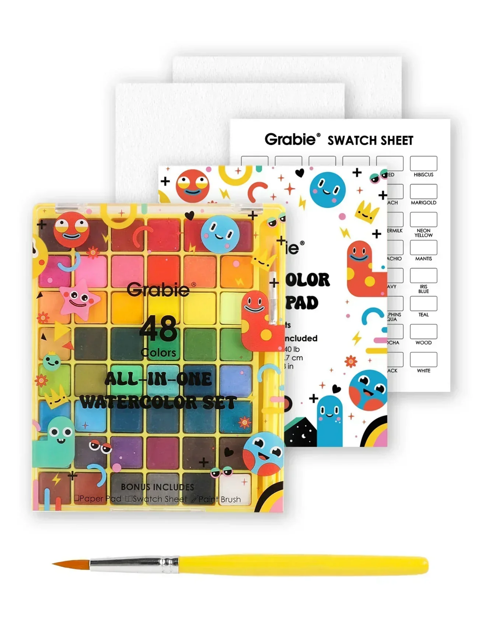 Grabie All-In-One Watercolor Set of 48