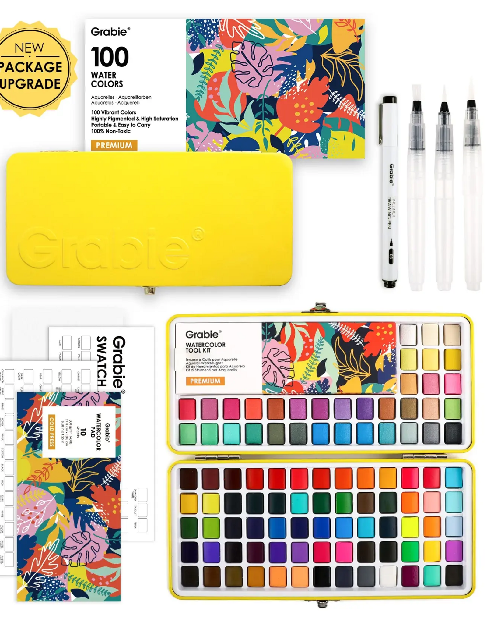 Grabie All-in-One Premium WatercolorSet of 100