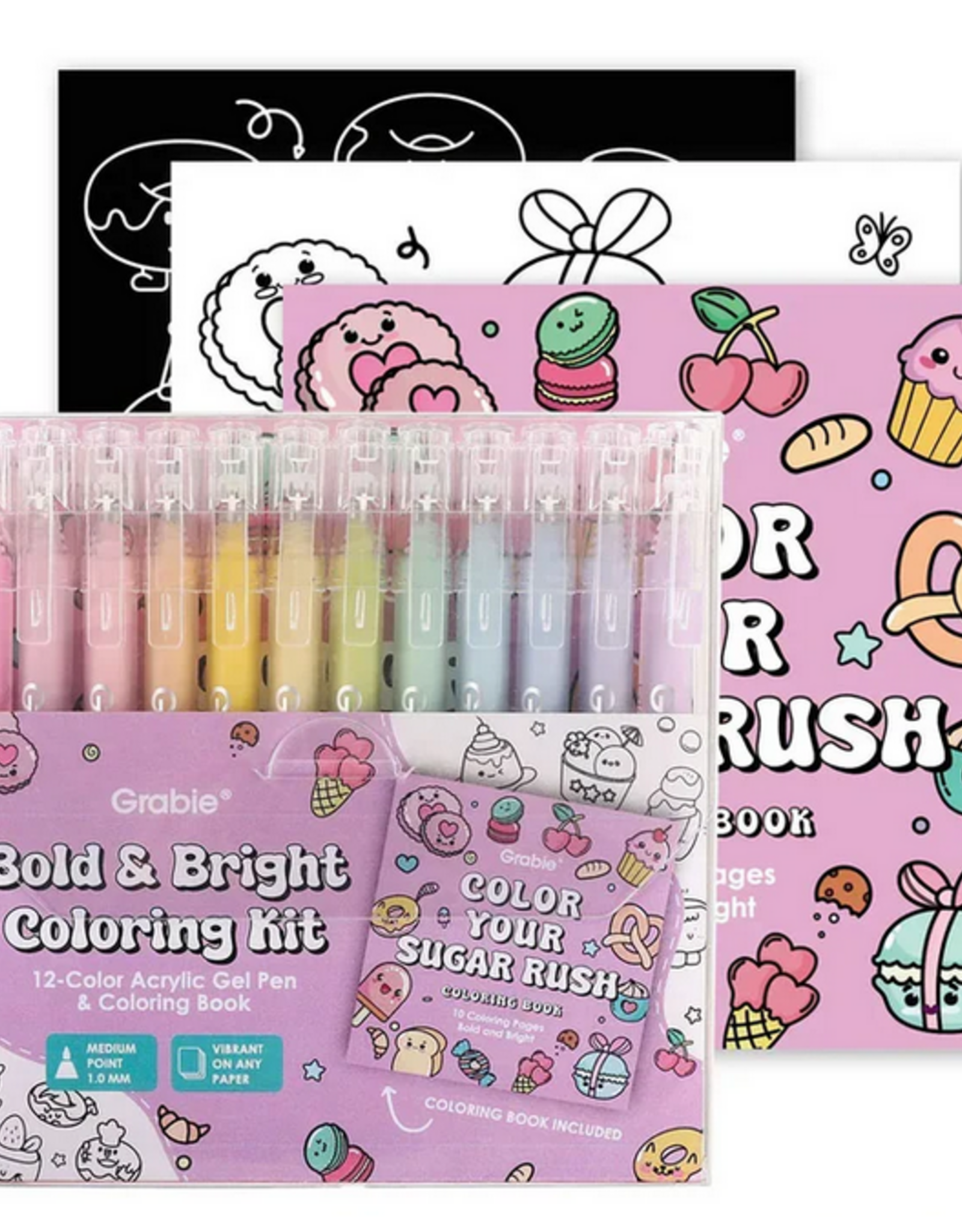 Grabie Bold & Bright Coloring Kit - Sugar Rush Color