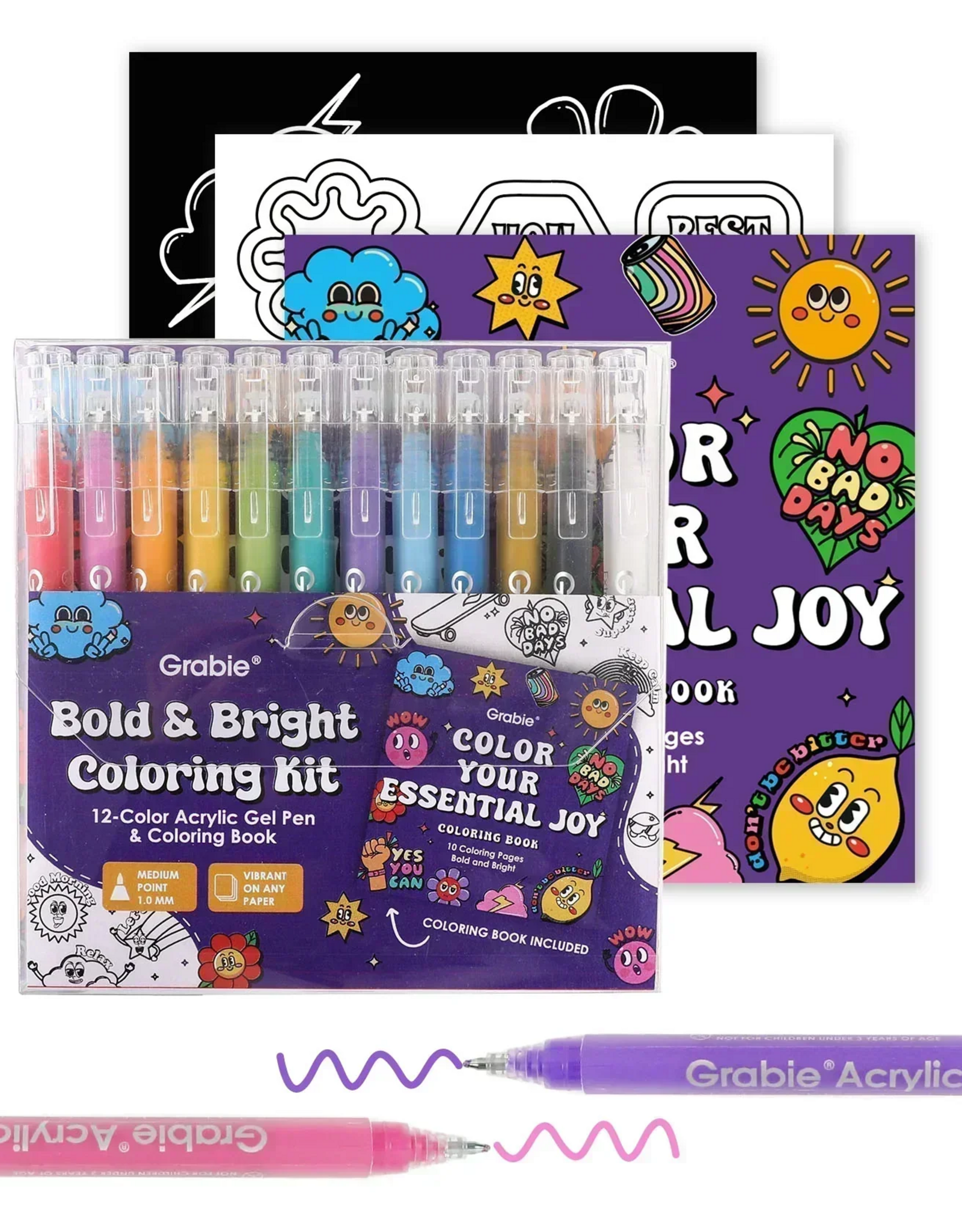 Grabie Bold & Bright Coloring Kit - Essential Color