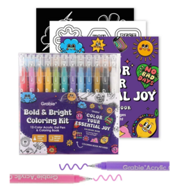 Grabie Bold & Bright Coloring Kit - Essential Color