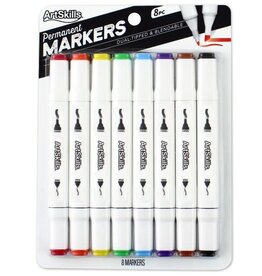 ArtSkills Dual-Tipped Blendable Markers, 8 Markers