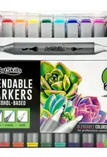 ArtSkills Dual-Tip Alcohol Markers, 30 Markers