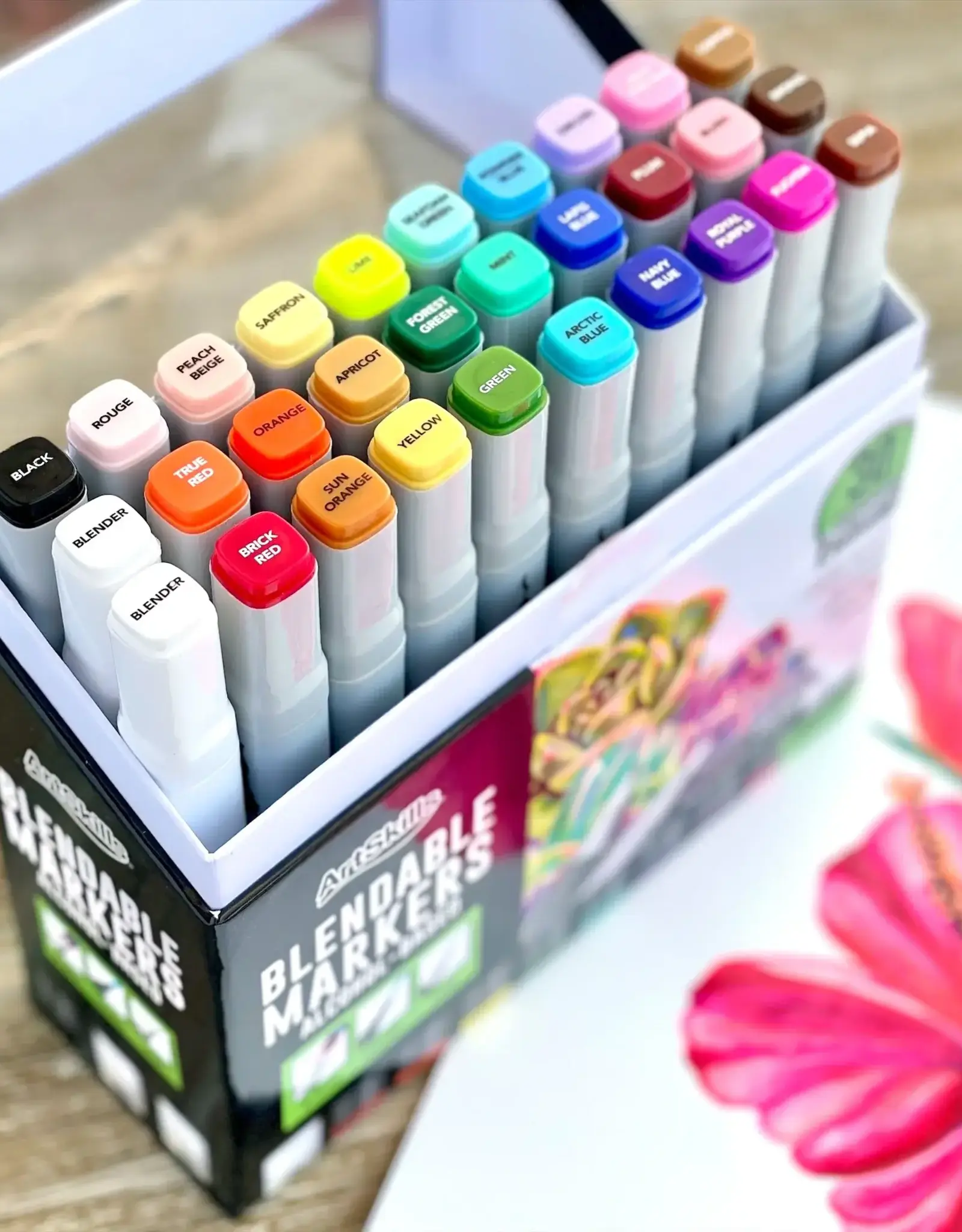 ArtSkills Dual-Tip Alcohol Markers, 30 Markers