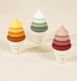 Coco Village 3 Sets of Silicone Stackable Ice Cream Cones