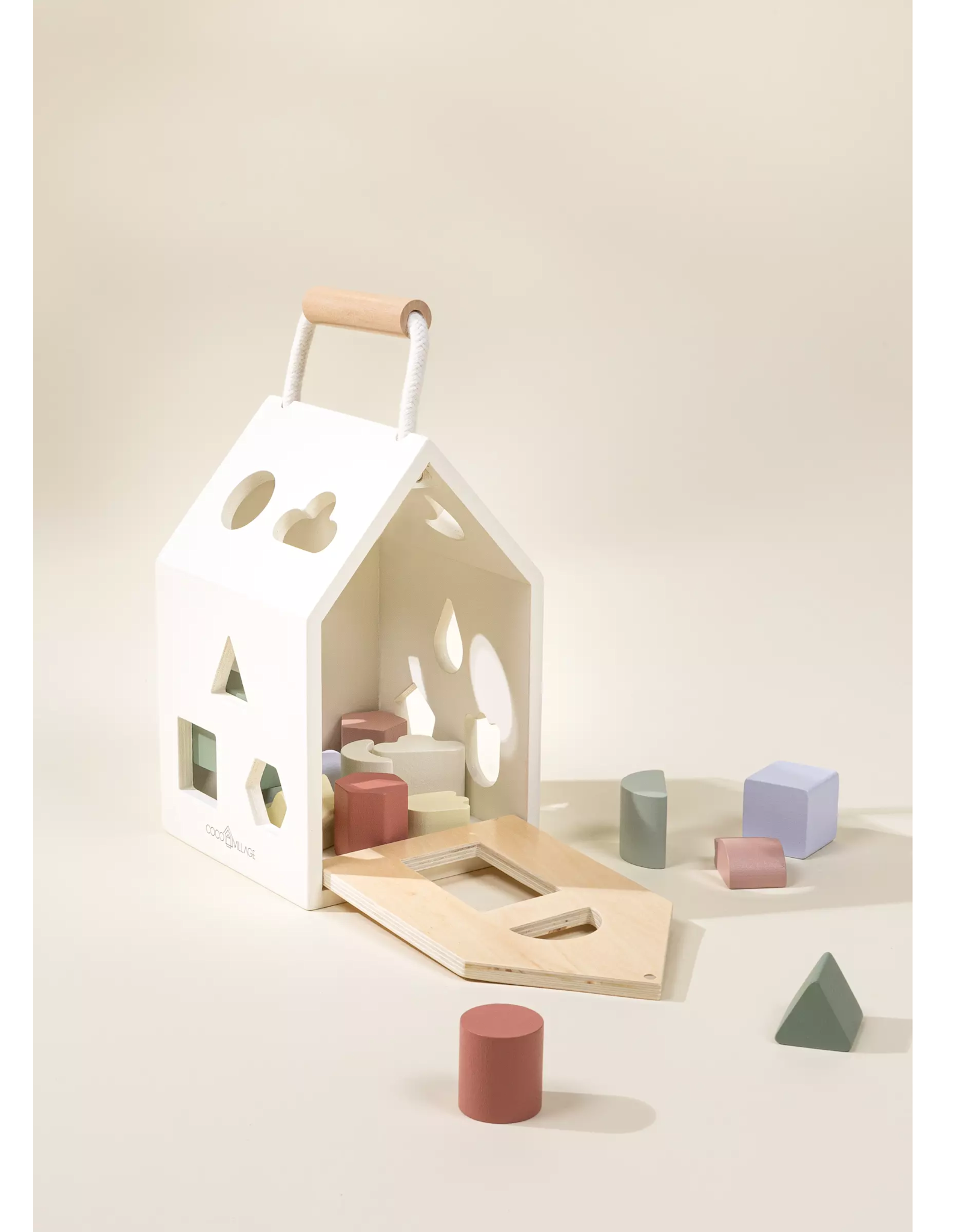 Coco Village Wooden Shapes Sorting House