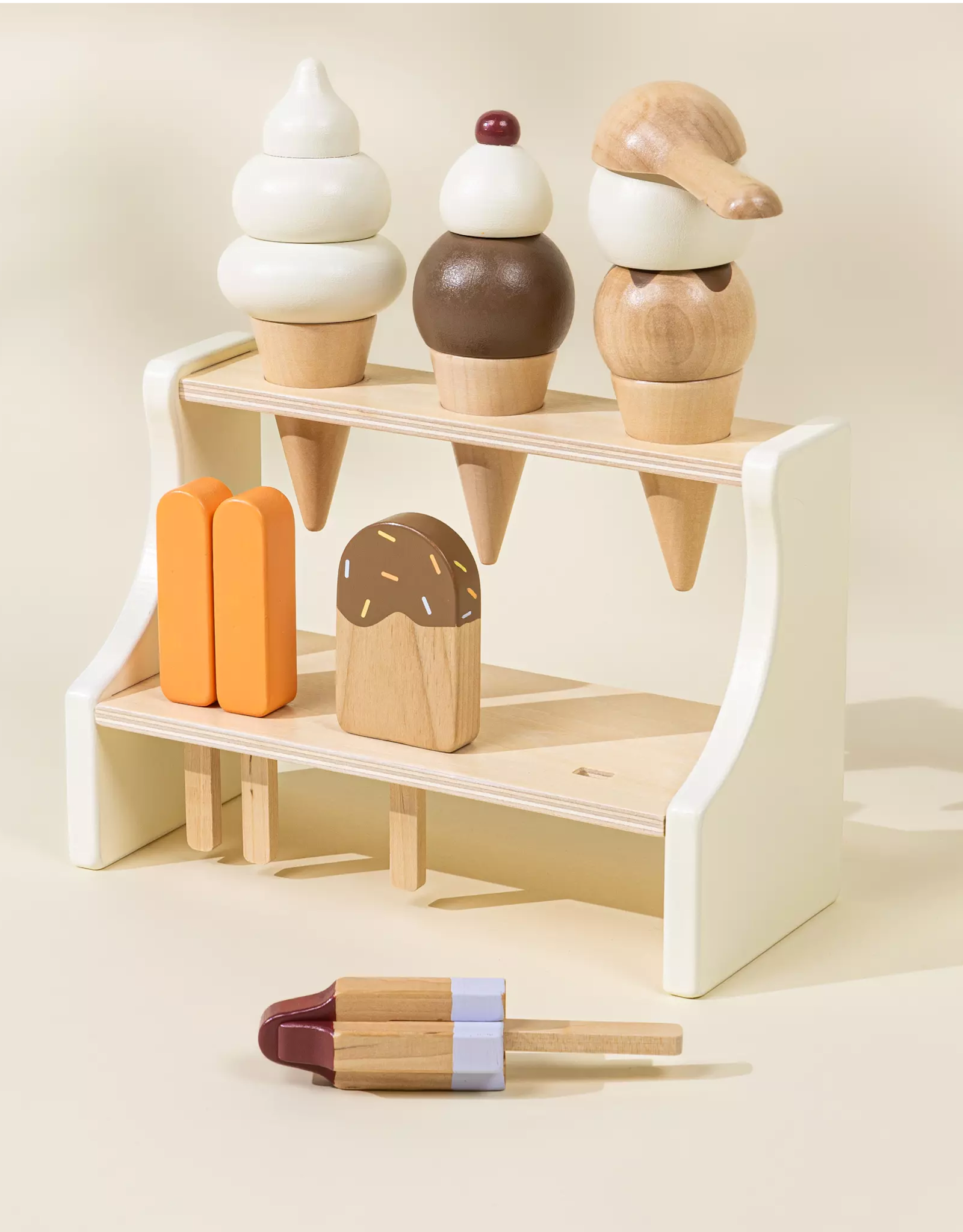 Coco Village Wooden Ice Cream Stand and Accessories